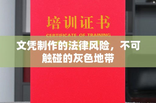 田东文凭制作的法律风险，不可触碰的灰色地带